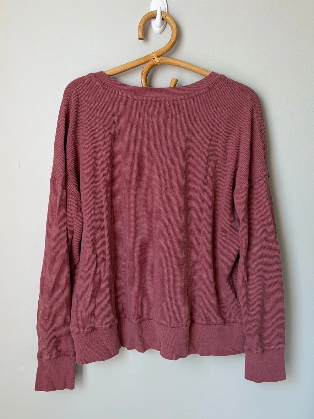 Lou & Grey Waffle Knit Matching Loungewear Set Pink